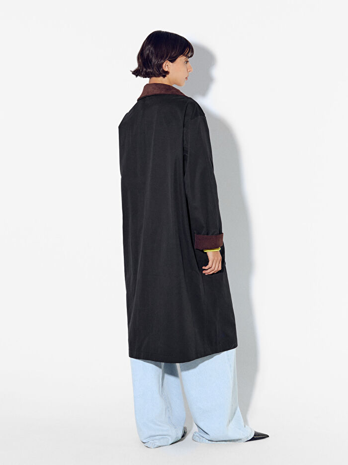 Cepli ve Kapüşonlu Uzun Parka