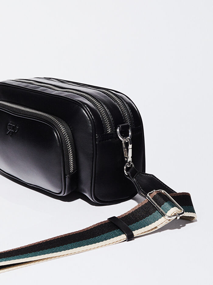 Üç Renkli Askılı Çapraz Çanta