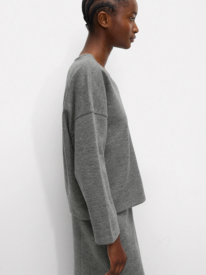 Yün Karışımlı Kazak