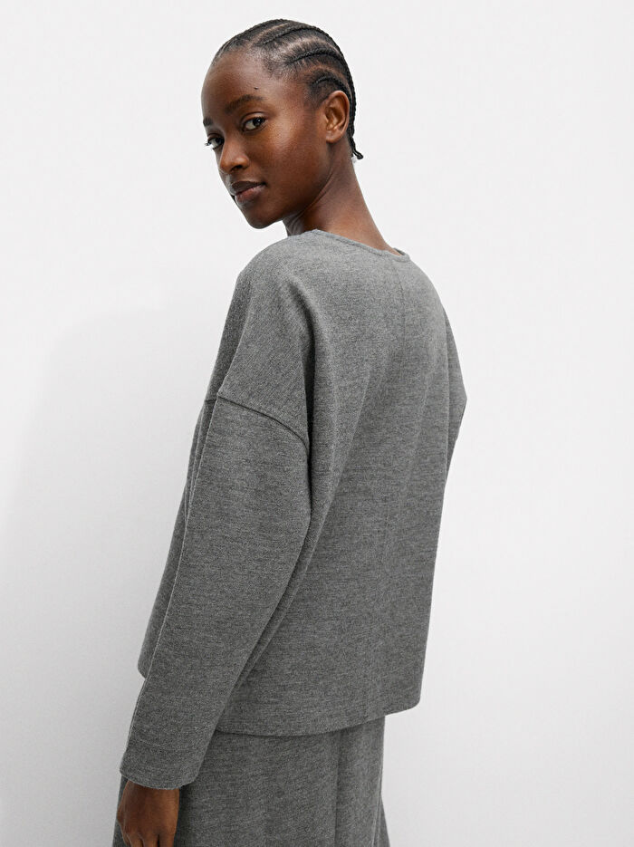 Yün Karışımlı Kazak