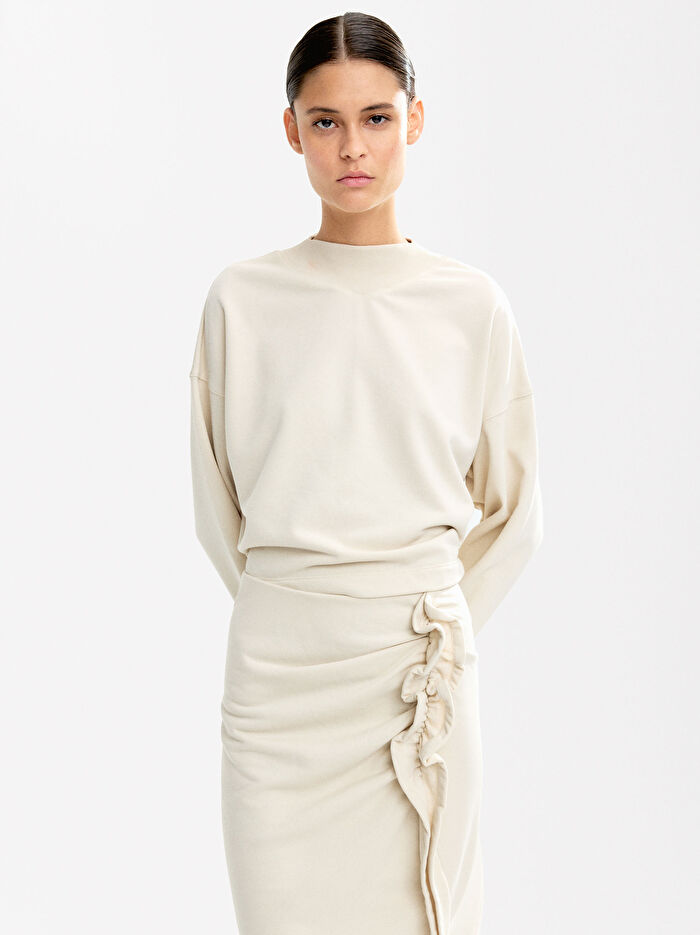 Nakış Detaylı Sweatshirt