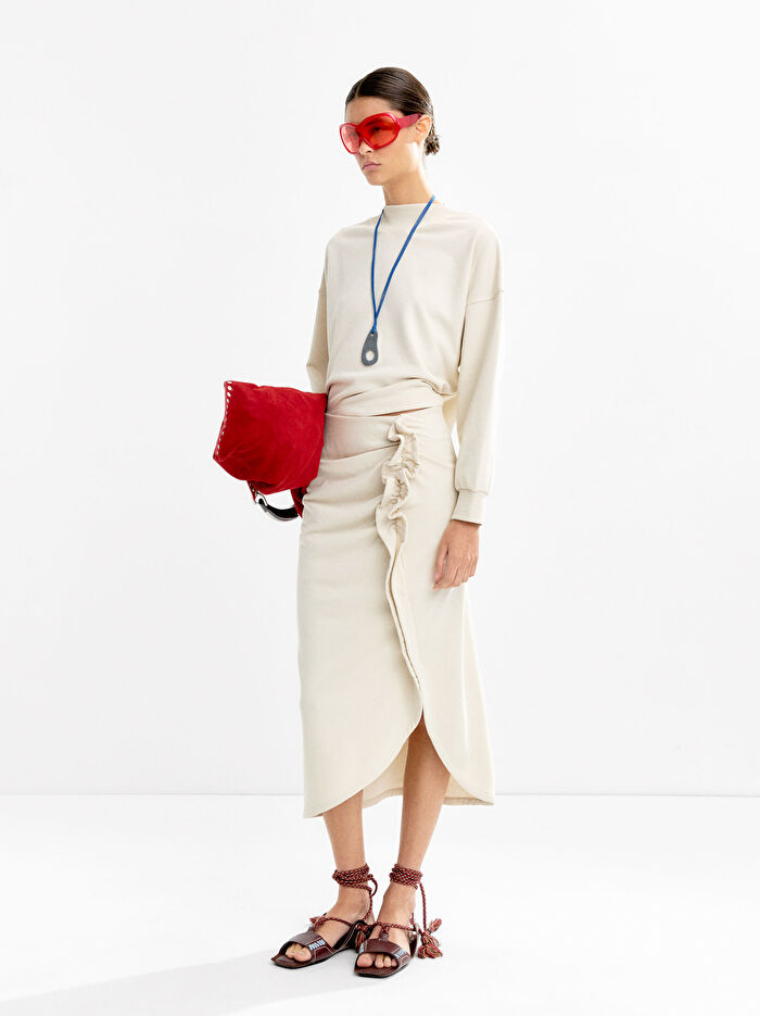 Nakış Detaylı Sweatshirt