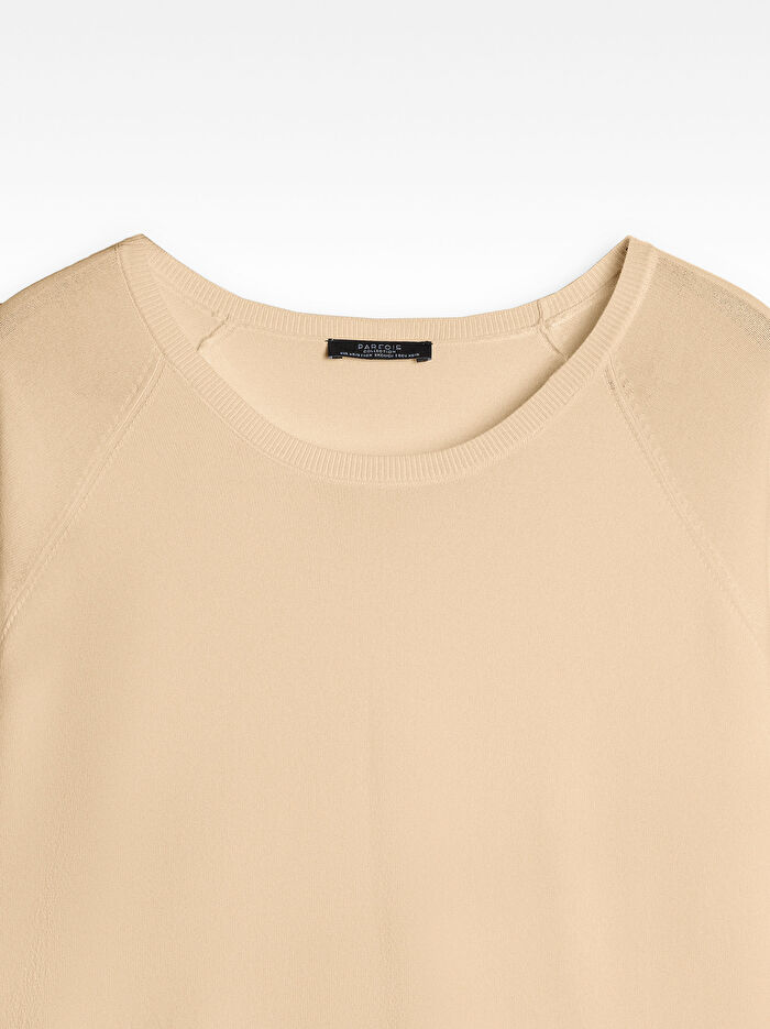 Kısa Kollu Örgü Kazak