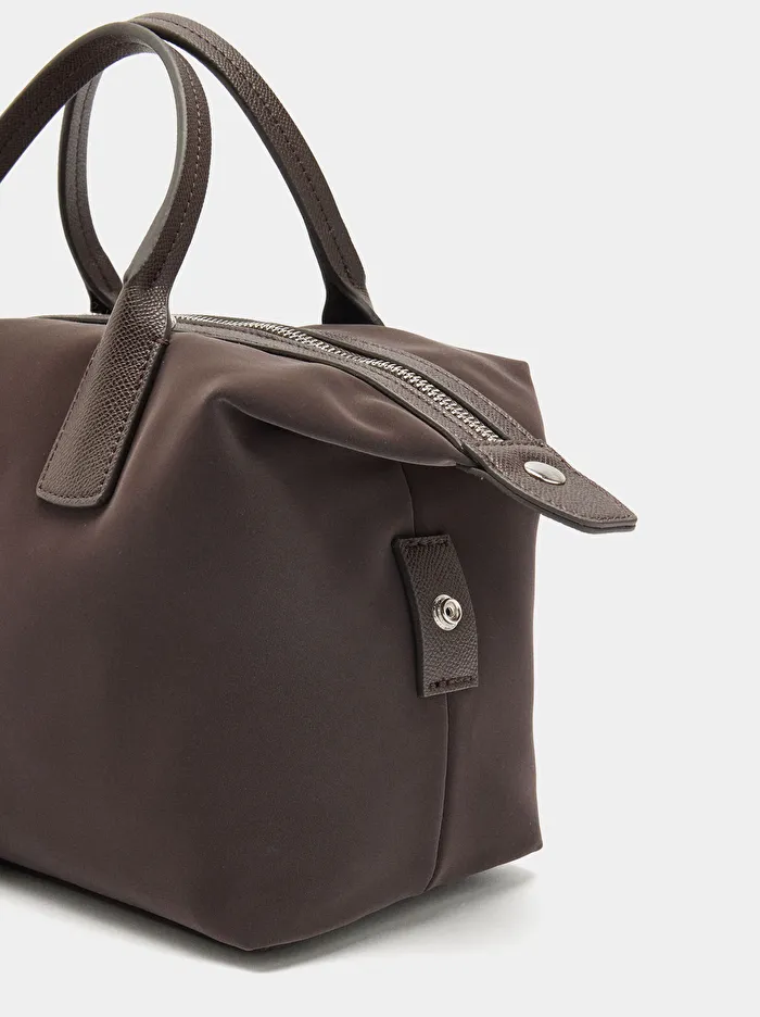 Kadife Dokulu Askılı Tote Çanta