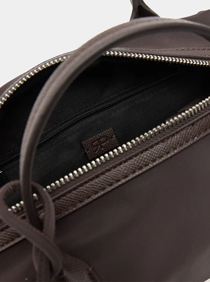 Kadife Dokulu Askılı Tote Çanta