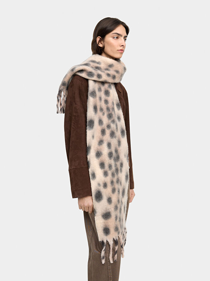 Püsküllü Desenli Atkı