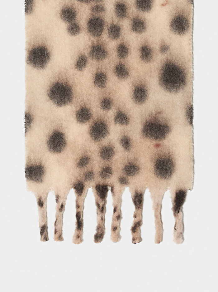 Püsküllü Desenli Atkı