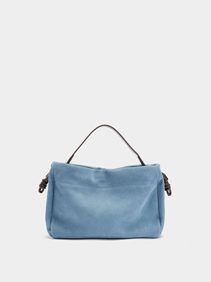 Süet Deri El Çantası