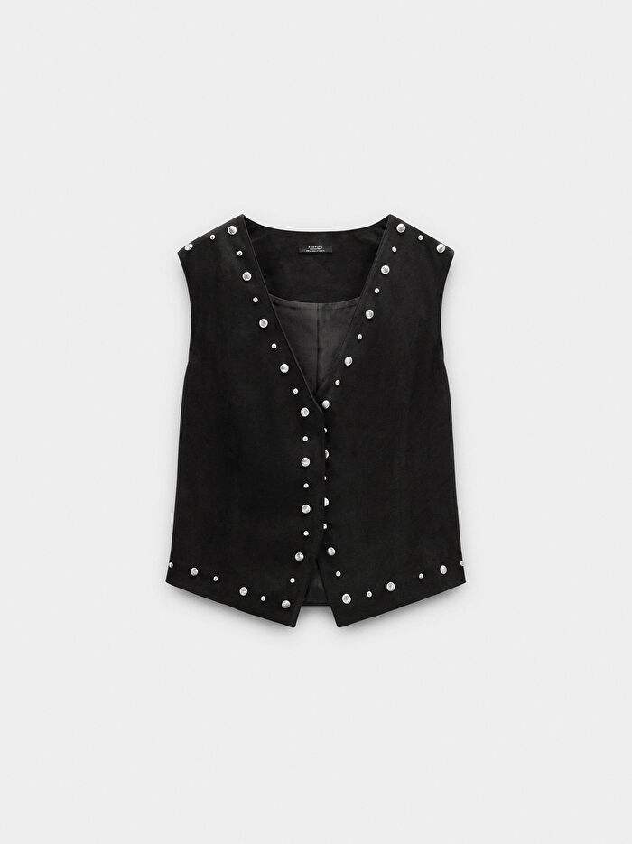 Zımba Detaylı Yelek