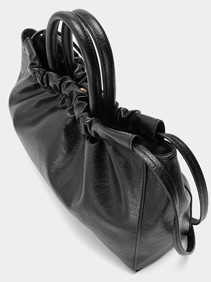 Büzgülü Shopper Çanta