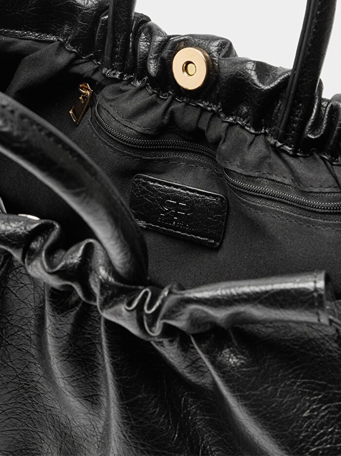 Büzgülü Shopper Çanta