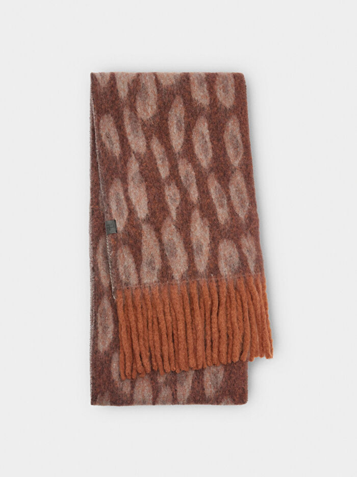 Püsküllü Desenli Atkı