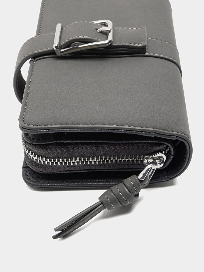 Tokalı Düz Cüzdan