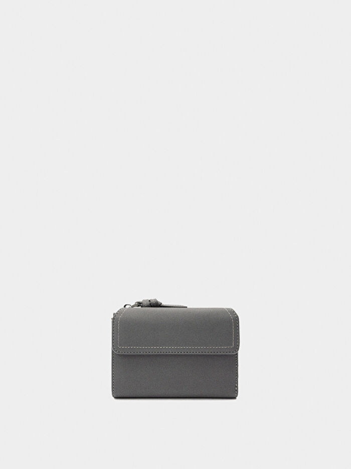 Kapaklı Düz Cüzdan