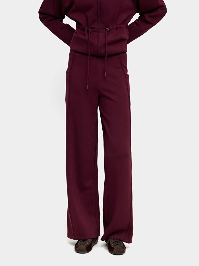 Elastik Bel Düz Pantolon