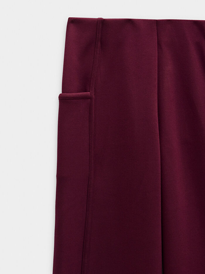 Elastik Bel Düz Pantolon