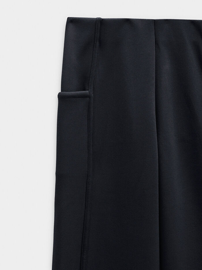 Elastik Bel Düz Pantolon