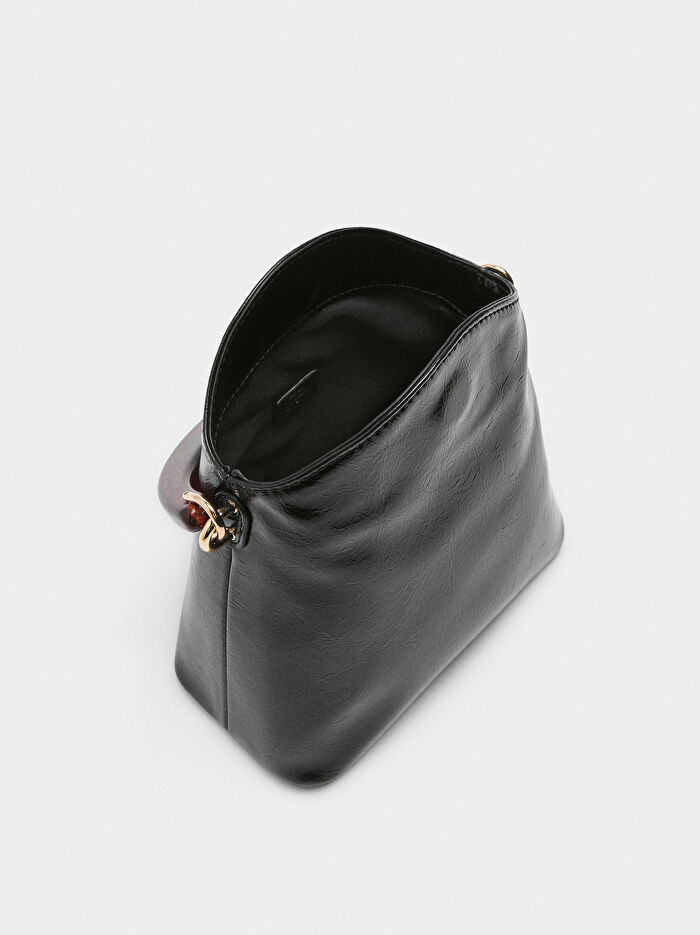 Sert Saplı El Çantası