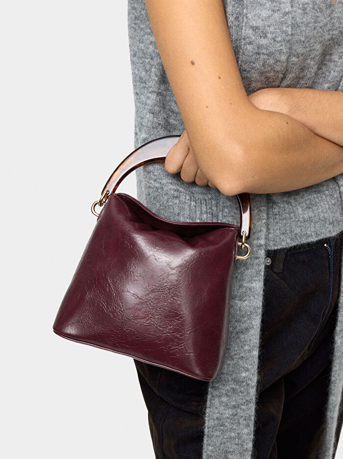 Sert Saplı El Çantası