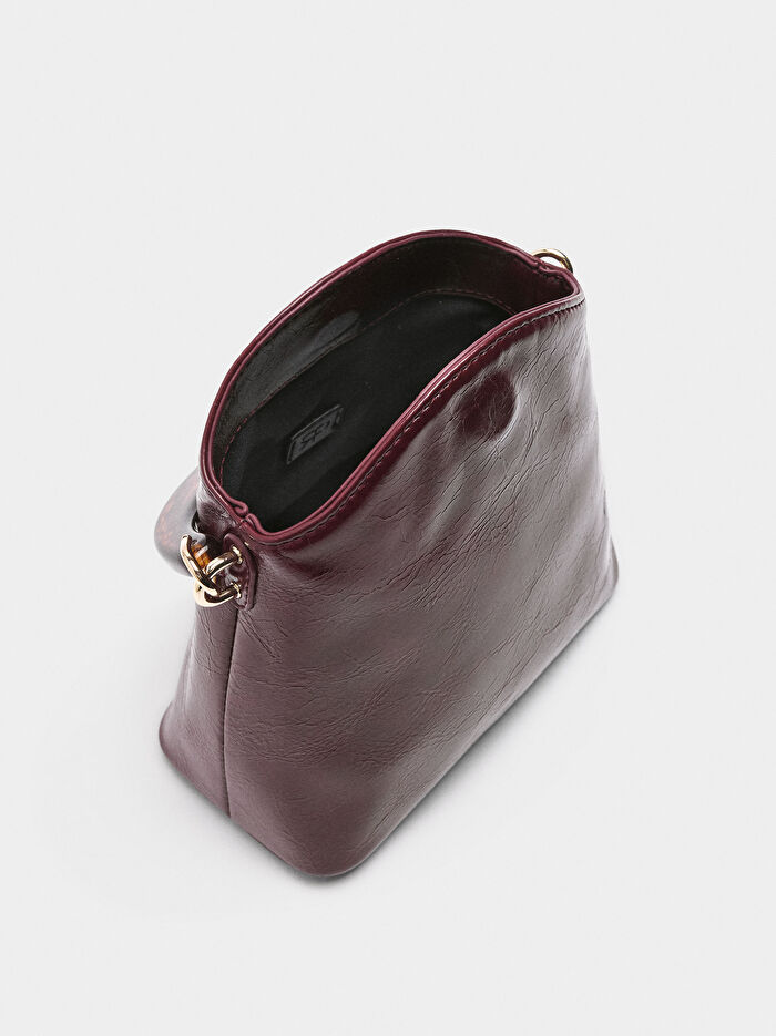 Sert Saplı El Çantası