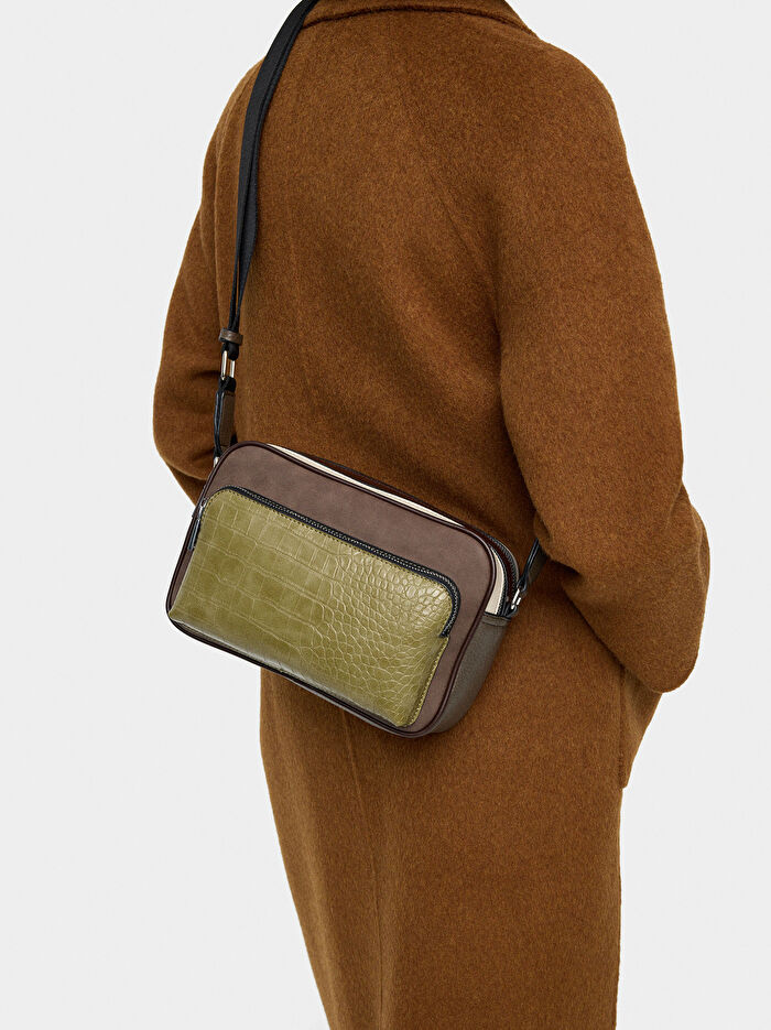 Patchwork Çapraz Askılı Çanta