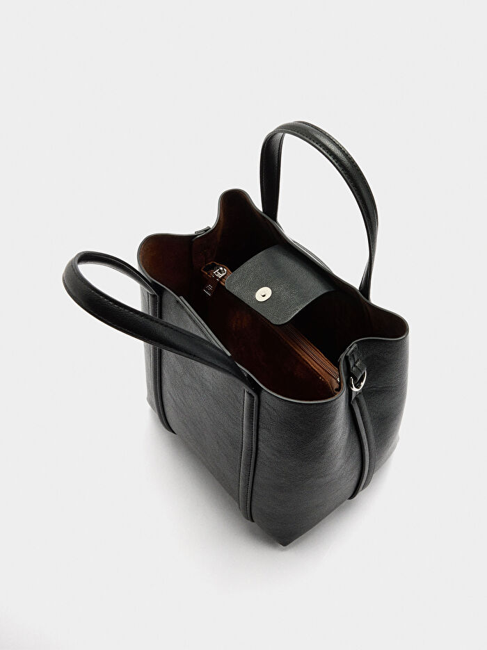 Çapraz Askılı Tote Çanta M