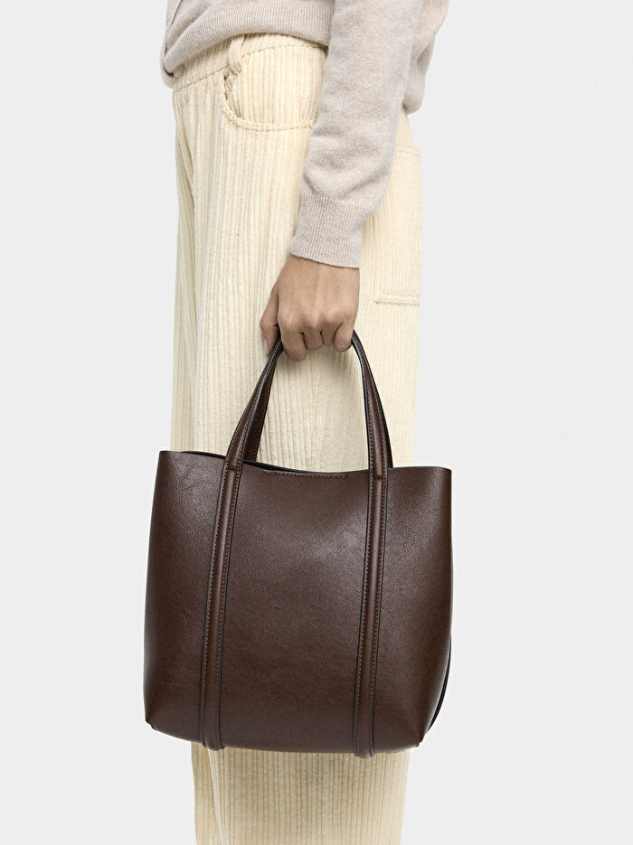 Çapraz Askılı Tote Çanta M