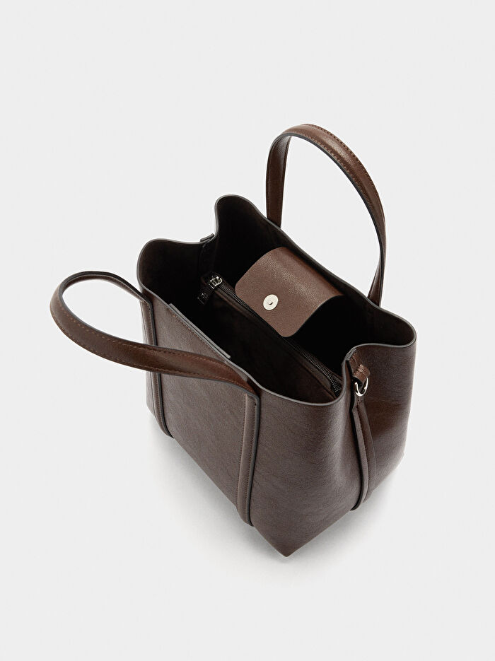 Çapraz Askılı Tote Çanta M