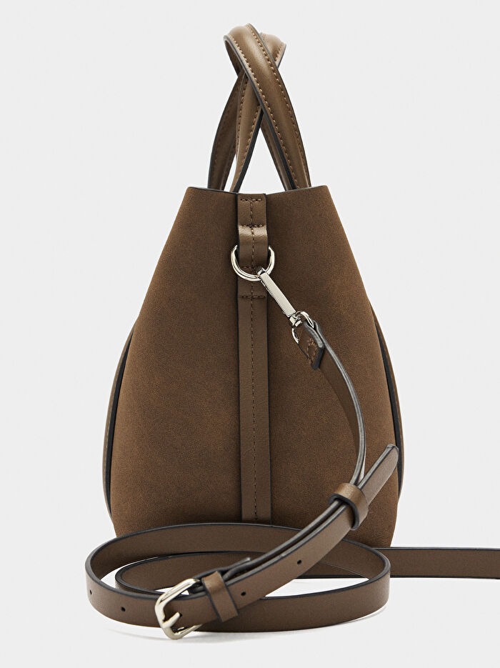 Çapraz Askılı Tote Çanta S