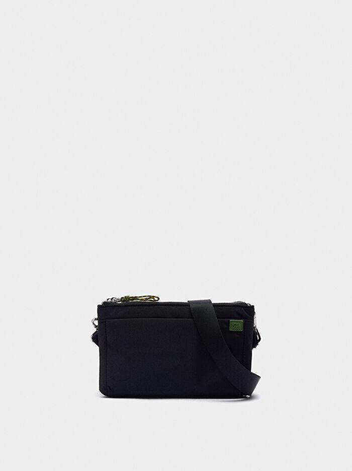 Teknik Kumaş Çapraz Askılı Çanta