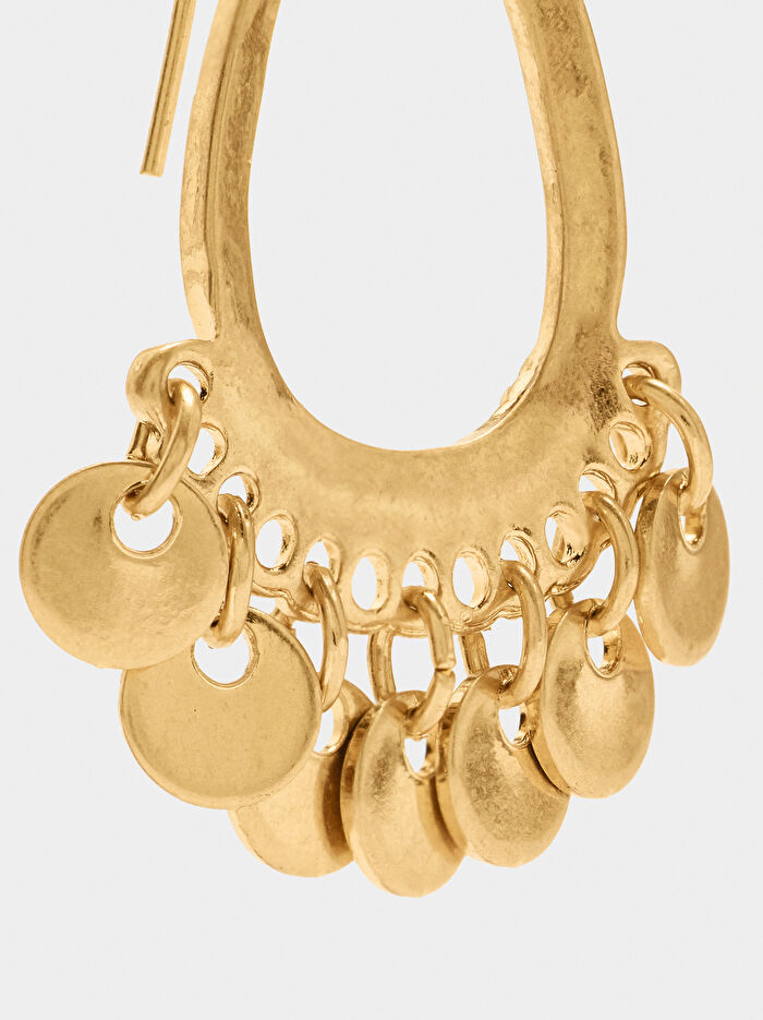 Madalyalı Damla Küpe