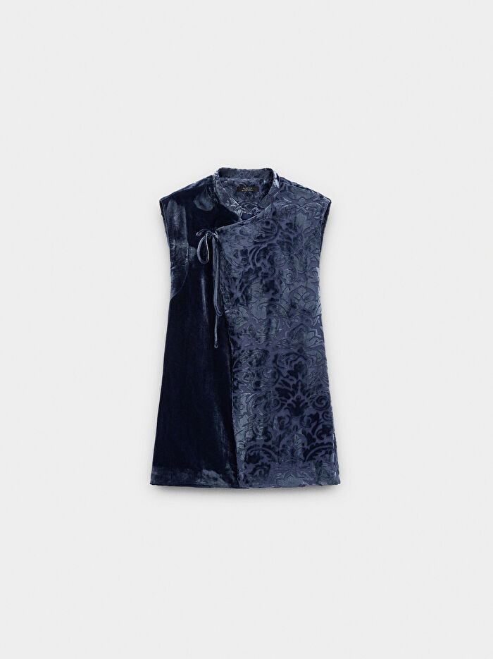 Çapraz Kesimli Jakarlı Üst