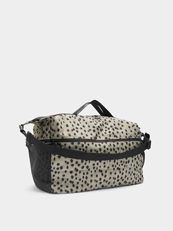 Desenli Teknik Kumaş Spor Çantası