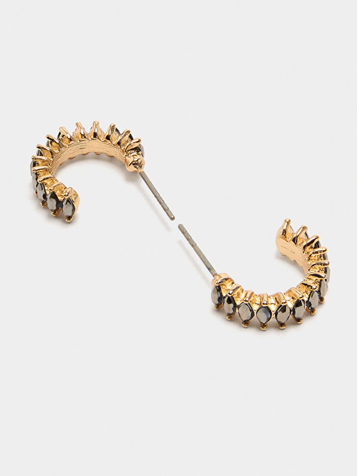 Kristalli Halka Küpeler