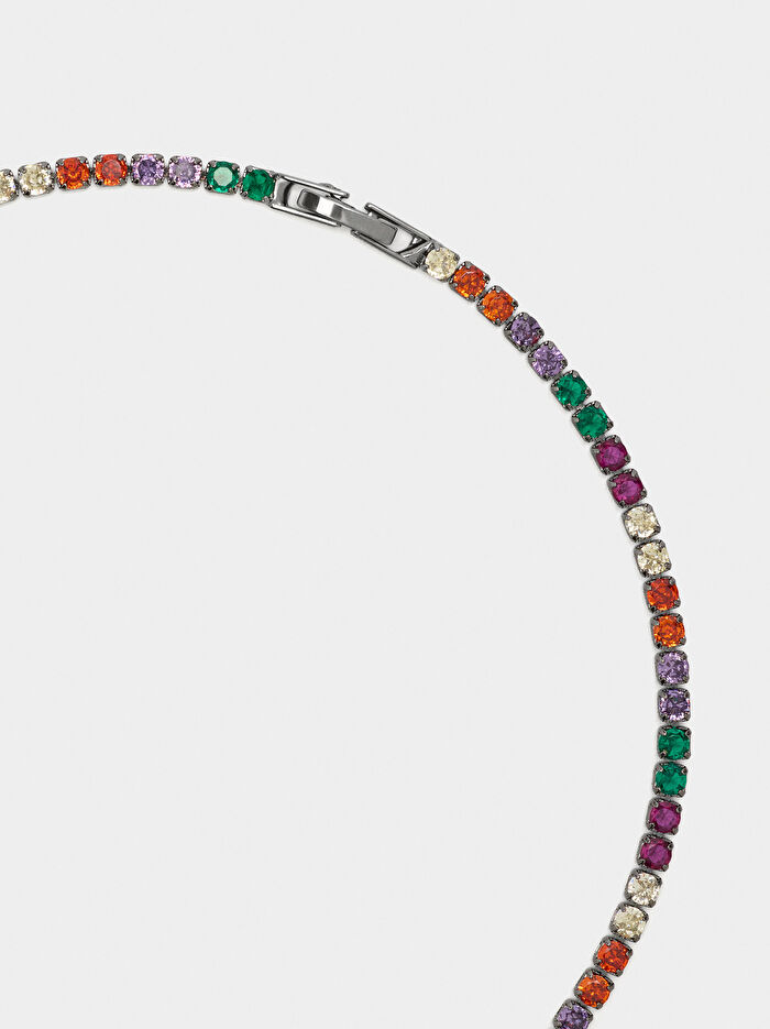 Zirkonya Taşlı Kolye ve Bileklik Seti