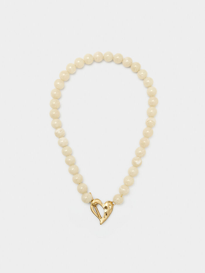 Boncuklu Kısa Kolye