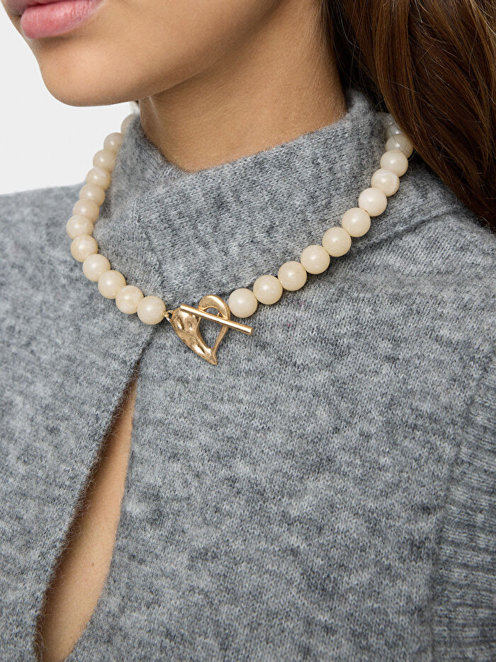 Boncuklu Kısa Kolye