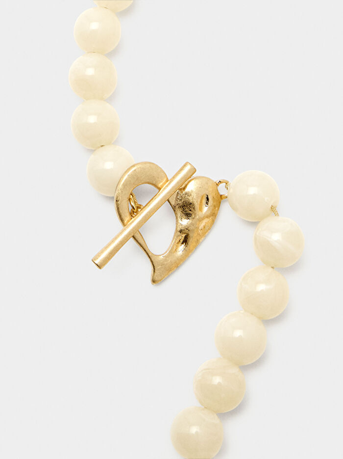 Boncuklu Kısa Kolye