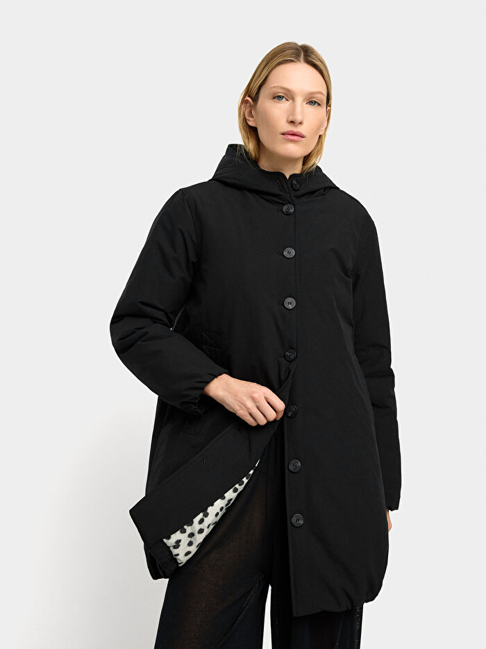 Kapüşonlu Dolgulu Mont