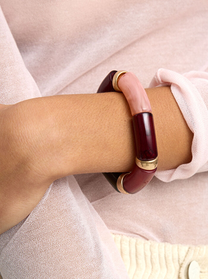 Taş Görünümlü Esnek Bileklik