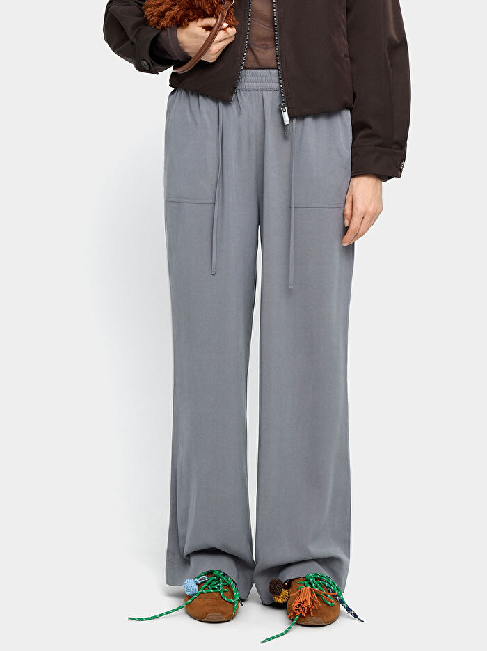 Cepli Elastik Bel Pantolon