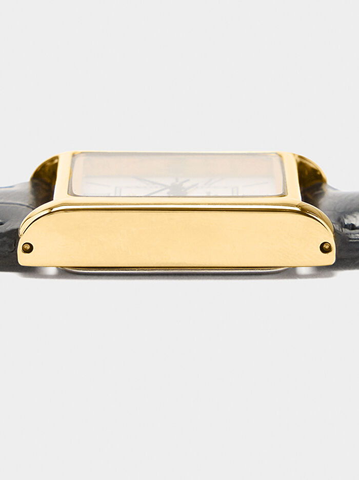 Hayvan Desenli Kordonlu Saat