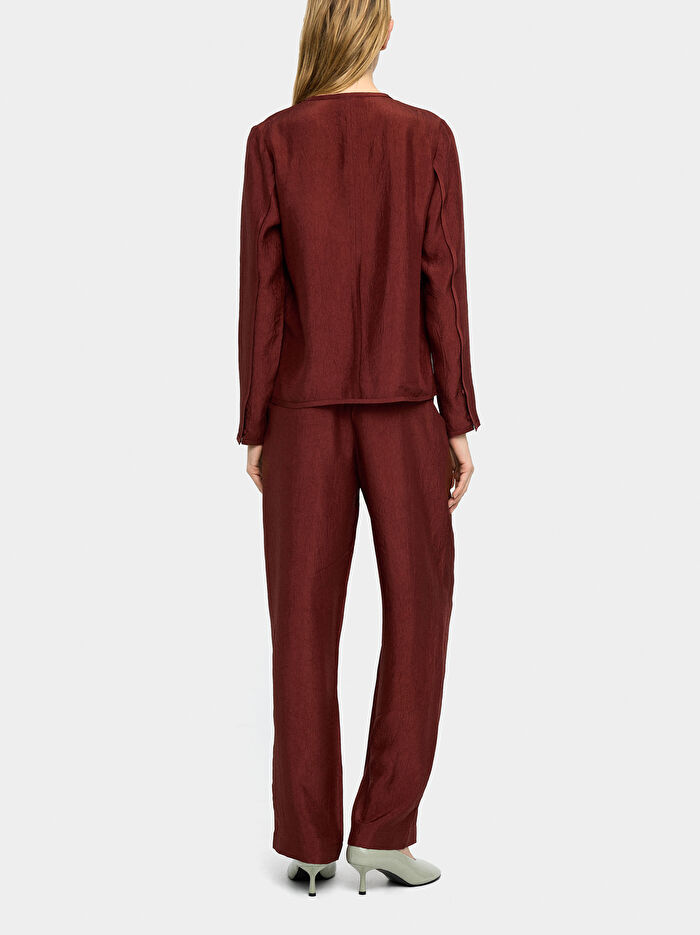 Kırışık Efektli Pantolon