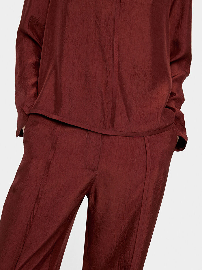 Kırışık Efektli Pantolon