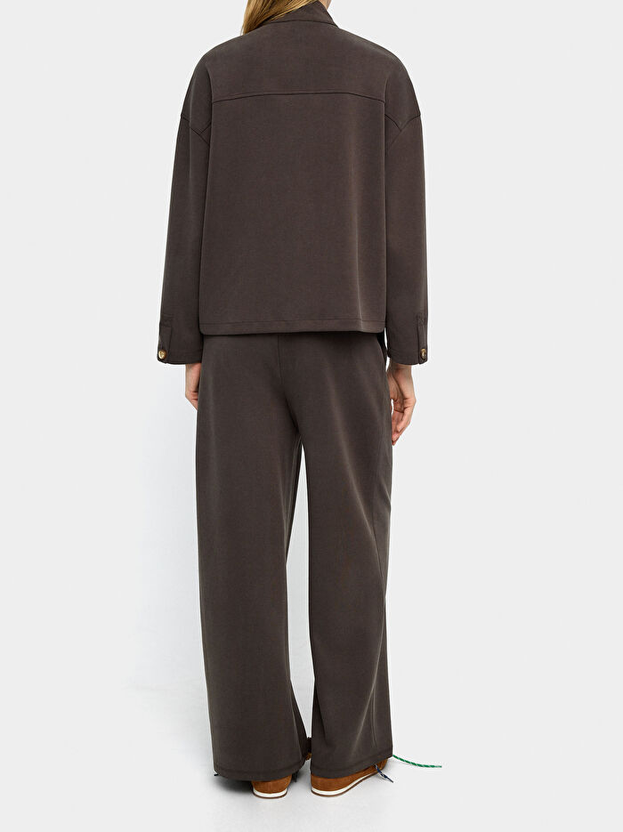 Elastik Bel Düz Pantolon