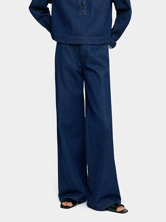 %100 Pamuk Denim Pantolon