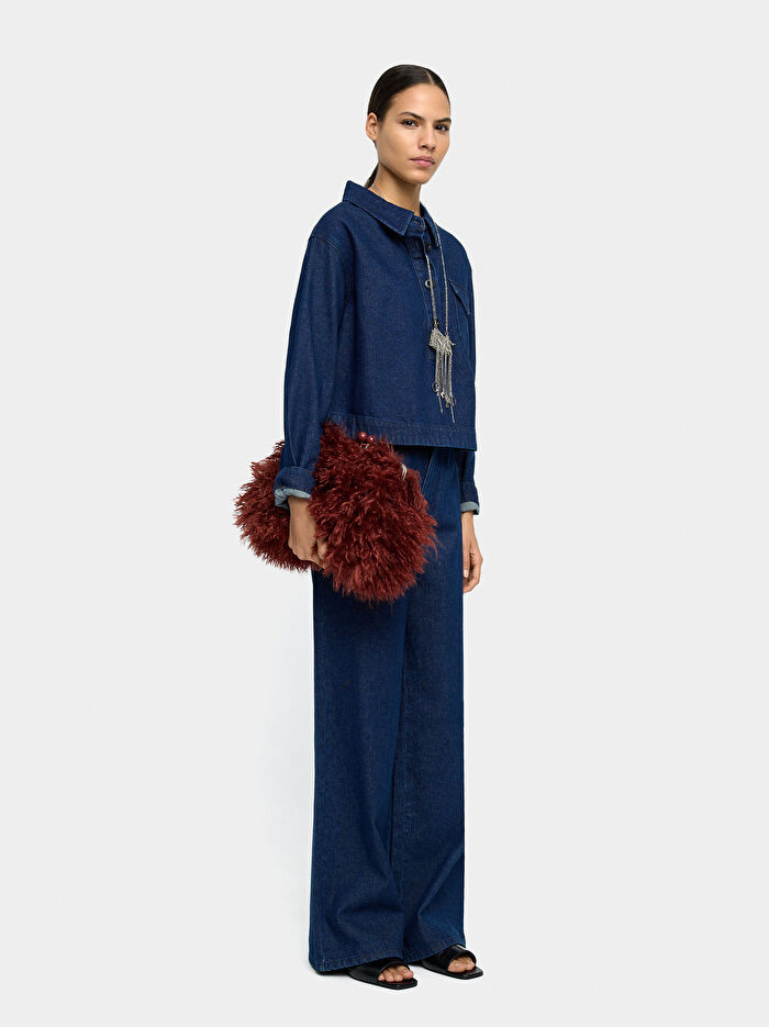 %100 Pamuk Denim Pantolon