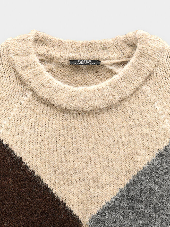 Jakarlı Örme Kazak