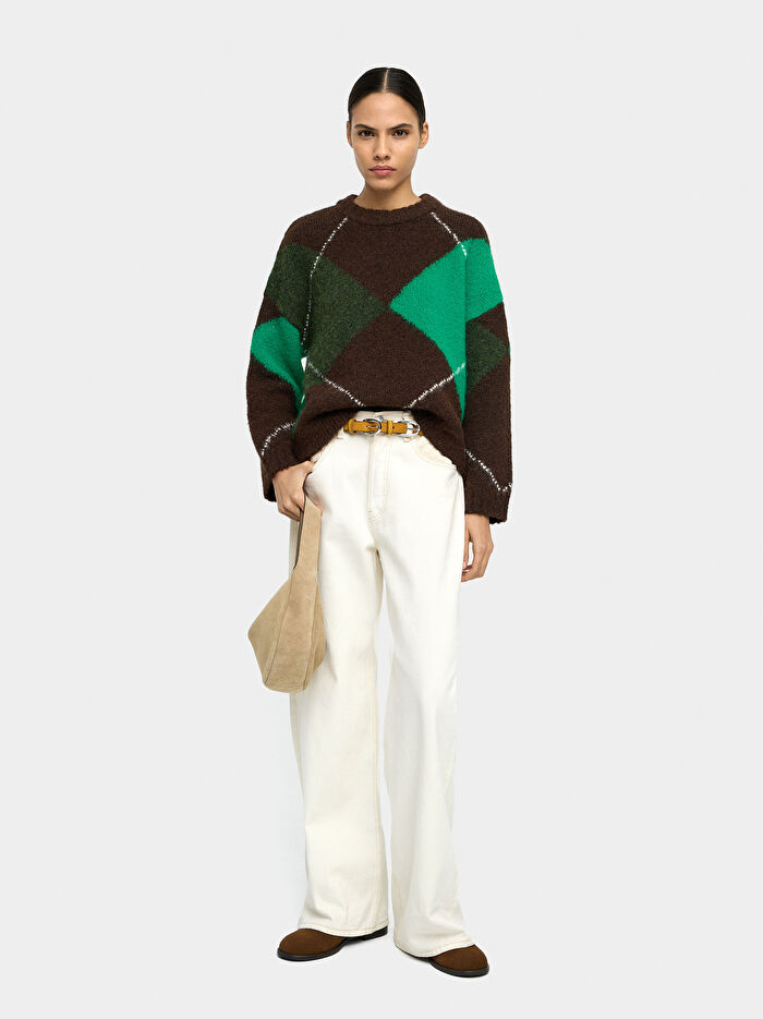 Jakarlı Örme Kazak