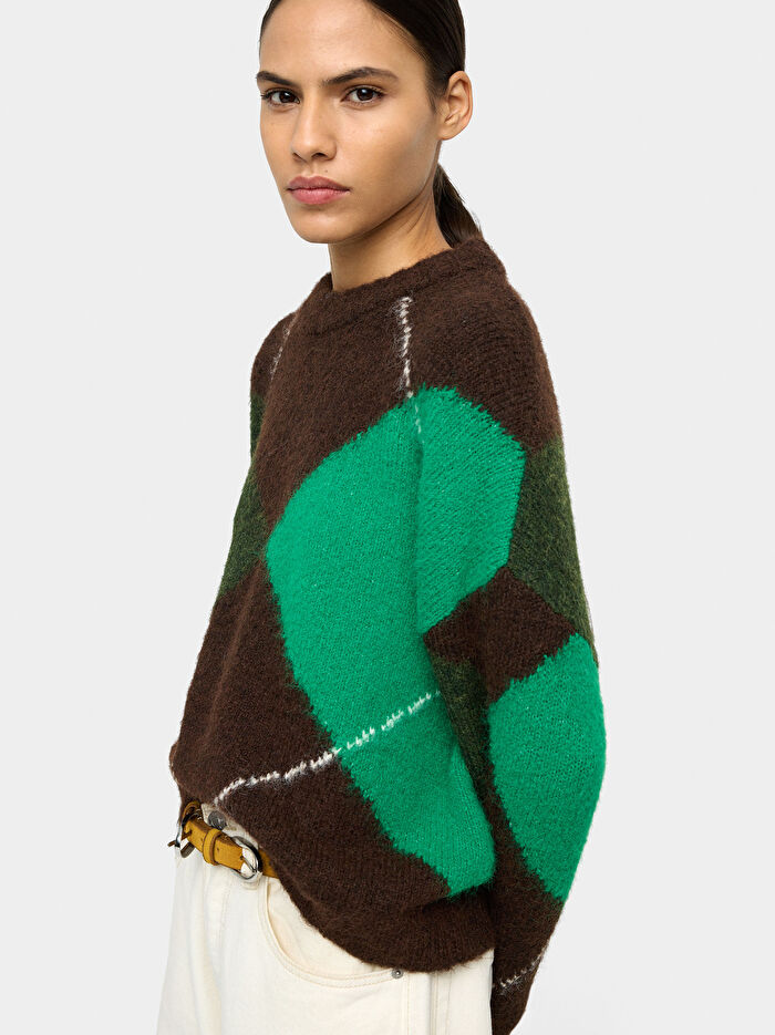 Jakarlı Örme Kazak